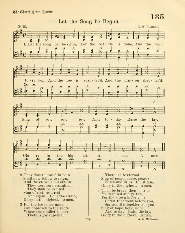 Sunday-School Book: with music: for the use of the Evangelical Lutheran congregations (Rev. and Enl.) page 241