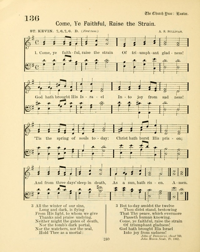 Sunday-School Book: with music: for the use of the Evangelical Lutheran congregations (Rev. and Enl.) page 242