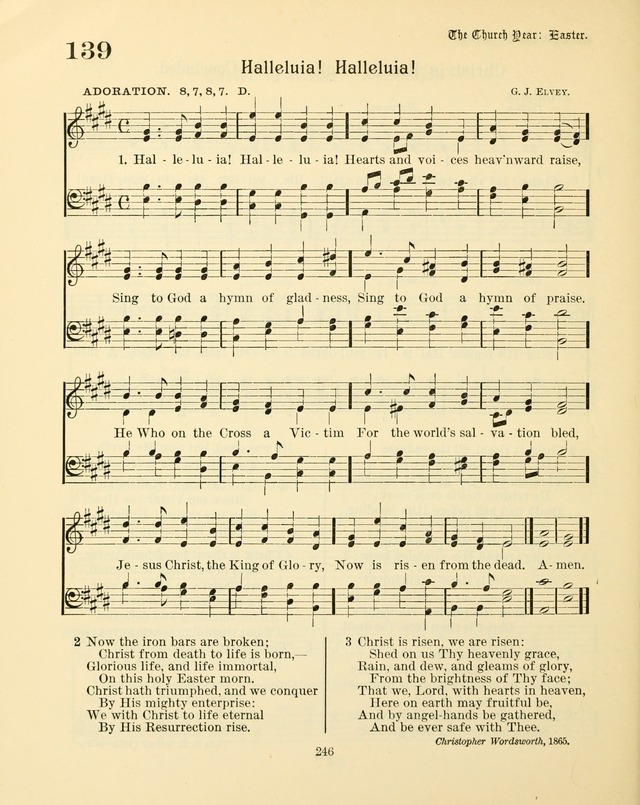 Sunday-School Book: with music: for the use of the Evangelical Lutheran congregations (Rev. and Enl.) page 248