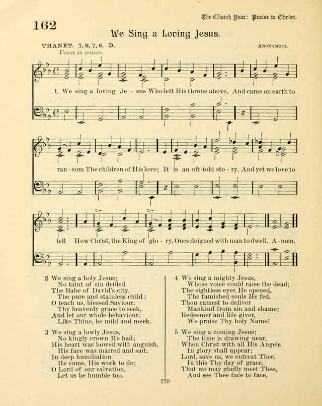Sunday-School Book: with music: for the use of the Evangelical Lutheran congregations (Rev. and Enl.) page 272