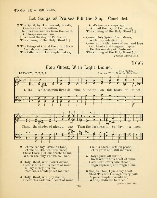 Sunday-School Book: with music: for the use of the Evangelical Lutheran congregations (Rev. and Enl.) page 277