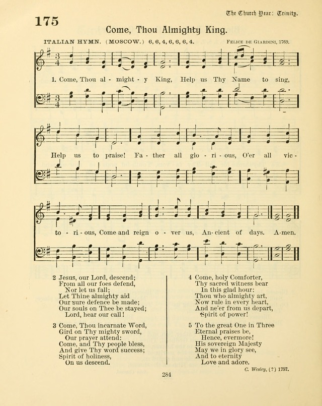 Sunday-School Book: with music: for the use of the Evangelical Lutheran congregations (Rev. and Enl.) page 286