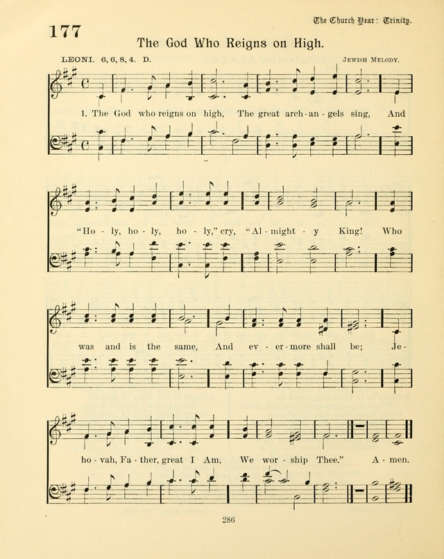 Sunday-School Book: with music: for the use of the Evangelical Lutheran congregations (Rev. and Enl.) page 288