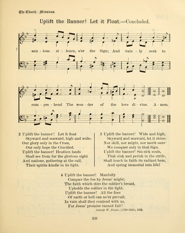Sunday-School Book: with music: for the use of the Evangelical Lutheran congregations (Rev. and Enl.) page 311