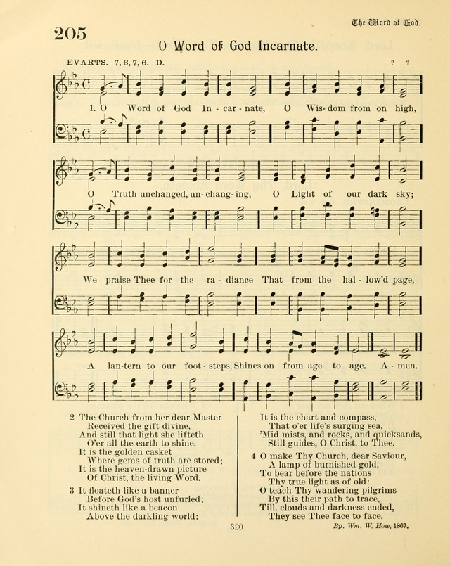 Sunday-School Book: with music: for the use of the Evangelical Lutheran congregations (Rev. and Enl.) page 322