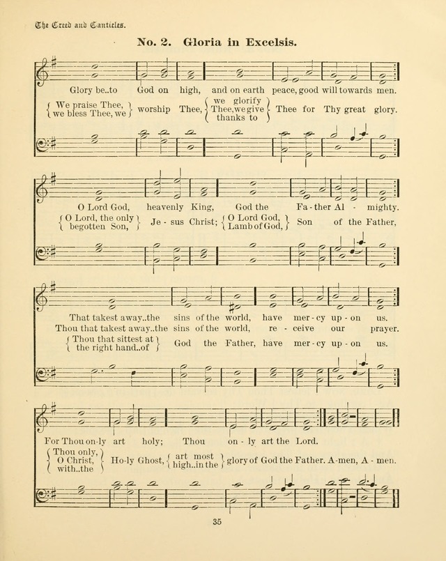 Sunday-School Book: with music: for the use of the Evangelical Lutheran congregations (Rev. and Enl.) page 35