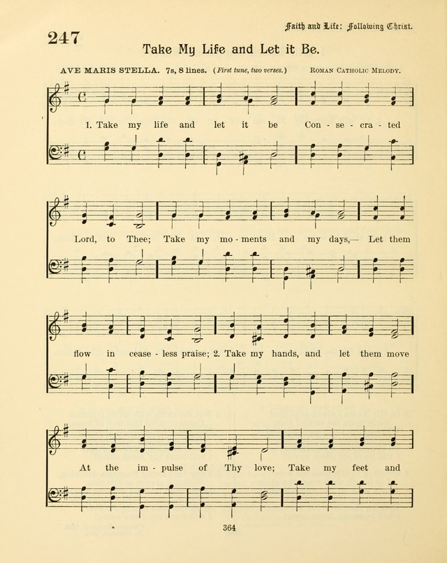 Sunday-School Book: with music: for the use of the Evangelical Lutheran congregations (Rev. and Enl.) page 366