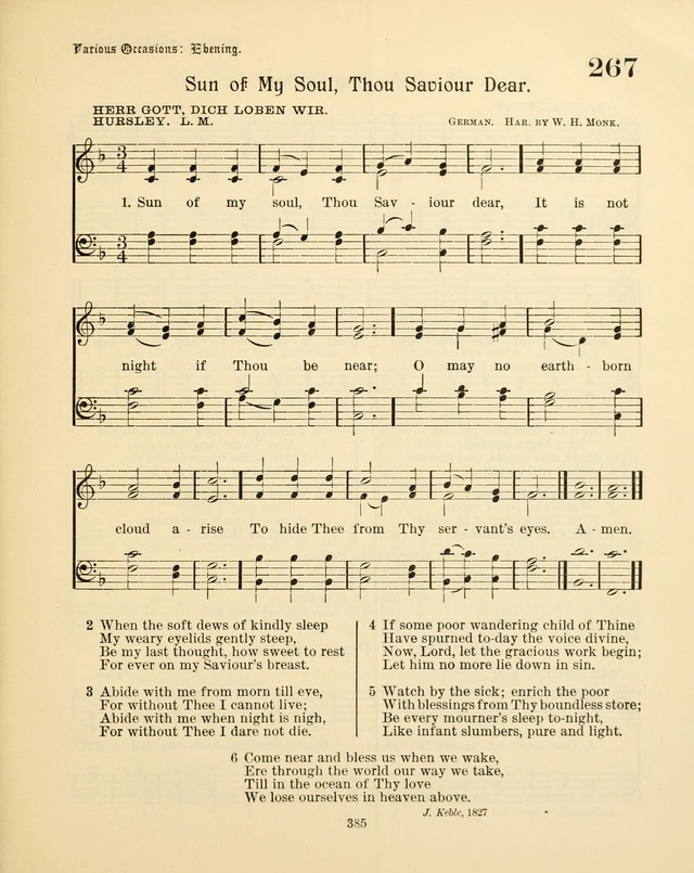 Sunday-School Book: with music: for the use of the Evangelical Lutheran congregations (Rev. and Enl.) page 387