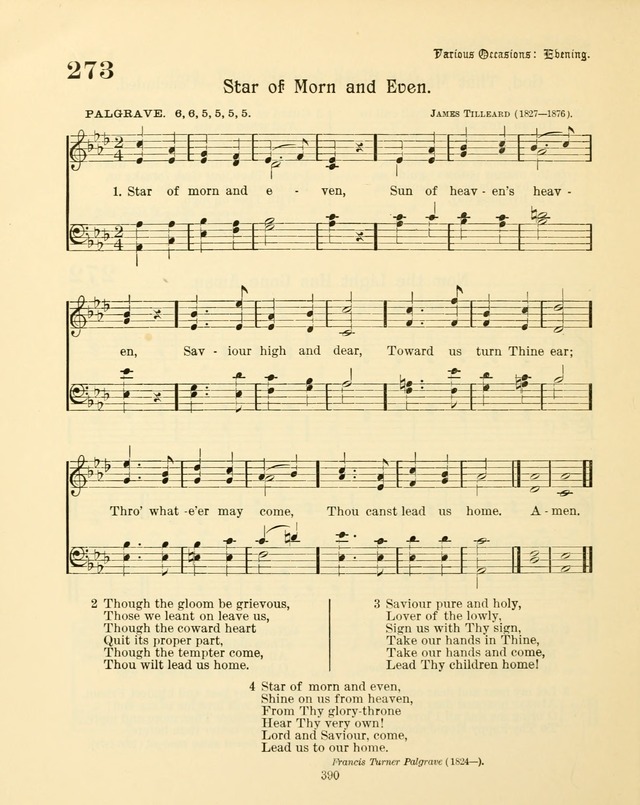 Sunday-School Book: with music: for the use of the Evangelical Lutheran congregations (Rev. and Enl.) page 392