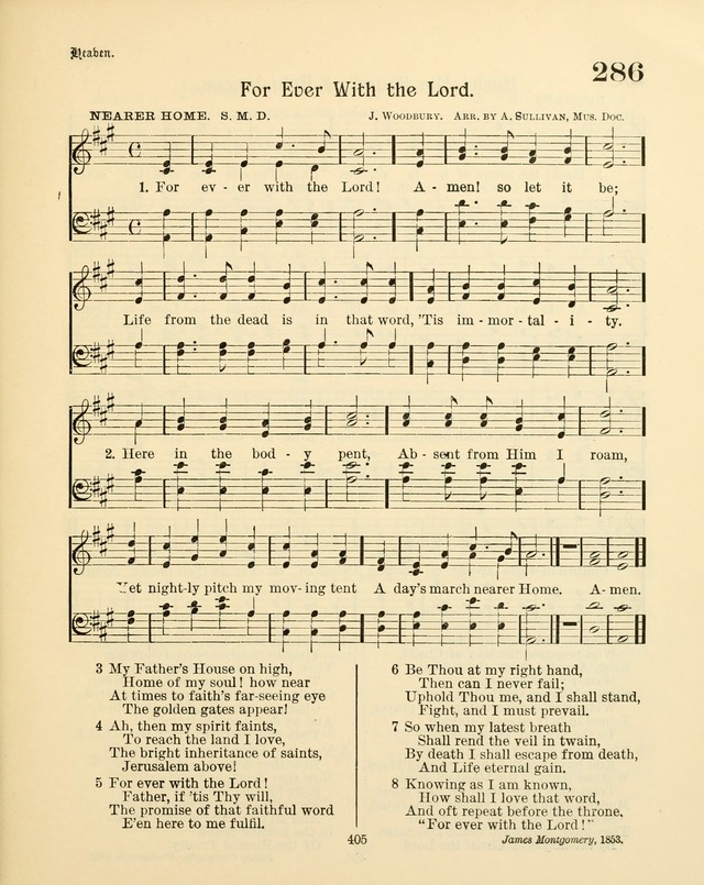 Sunday-School Book: with music: for the use of the Evangelical Lutheran congregations (Rev. and Enl.) page 407