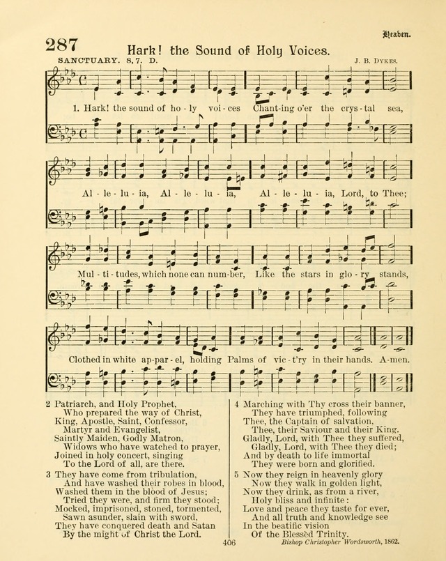 Sunday-School Book: with music: for the use of the Evangelical Lutheran congregations (Rev. and Enl.) page 408
