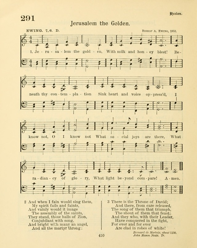 Sunday-School Book: with music: for the use of the Evangelical Lutheran congregations (Rev. and Enl.) page 412