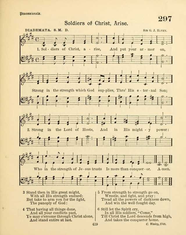 Sunday-School Book: with music: for the use of the Evangelical Lutheran congregations (Rev. and Enl.) page 421
