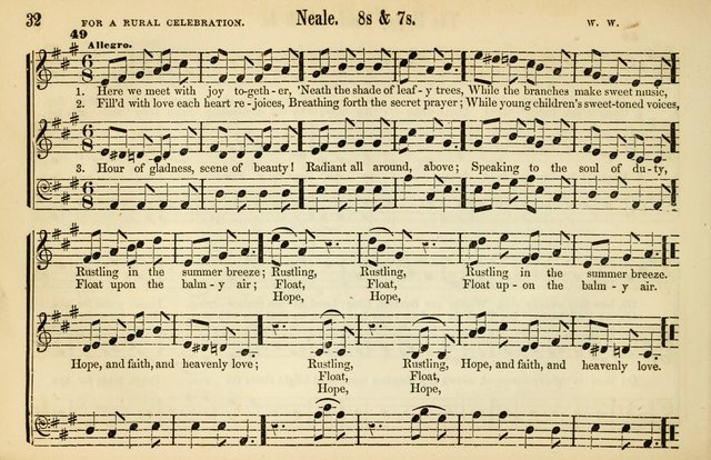 The Sabbath School: a complete collection of hymns and tunes for Sabbath schools, families, and social gatherings page 32