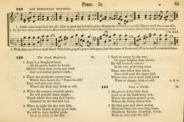 The Sabbath School: a complete collection of hymns and tunes for Sabbath schools, families, and social gatherings page 85