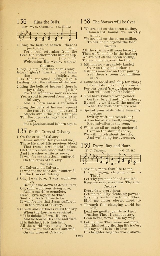 Songs and Solos used by the Christian Crusaders: in their Special Soul-Saving Work: and adapted for the church, grove, school, choir, and home page 102