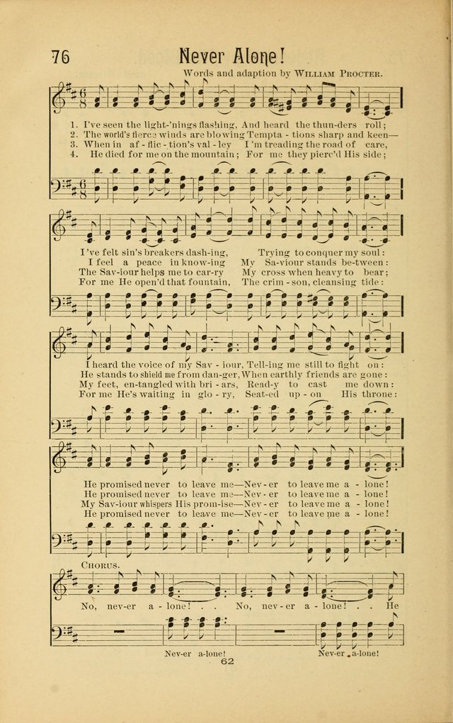 Songs and Solos used by the Christian Crusaders: in their Special Soul-Saving Work: and adapted for the church, grove, school, choir, and home page 61