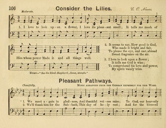 The Sweet Singer: a collection of hymns and tunes for Sunday-schools. Together with a variety suitable for day-schools, revival occasions, and the family circle page 106