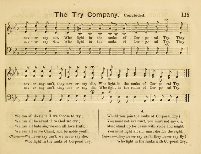The Sweet Singer: a collection of hymns and tunes for Sunday-schools. Together with a variety suitable for day-schools, revival occasions, and the family circle page 115