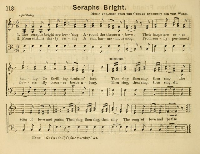 The Sweet Singer: a collection of hymns and tunes for Sunday-schools. Together with a variety suitable for day-schools, revival occasions, and the family circle page 118