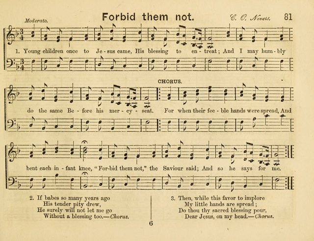 The Sweet Singer: a collection of hymns and tunes for Sunday-schools. Together with a variety suitable for day-schools, revival occasions, and the family circle page 81