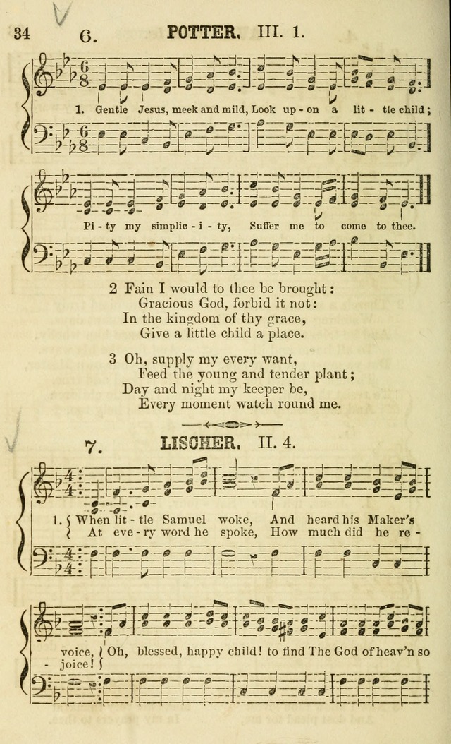 The Sunday School Chant and Tune Book: a collection of canticles, hymns and carols for the Sunday schools of the Episcopal Church page 34