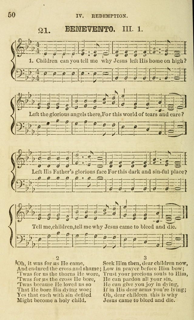 The Sunday School Chant and Tune Book: a collection of canticles, hymns and carols for the Sunday schools of the Episcopal Church page 50