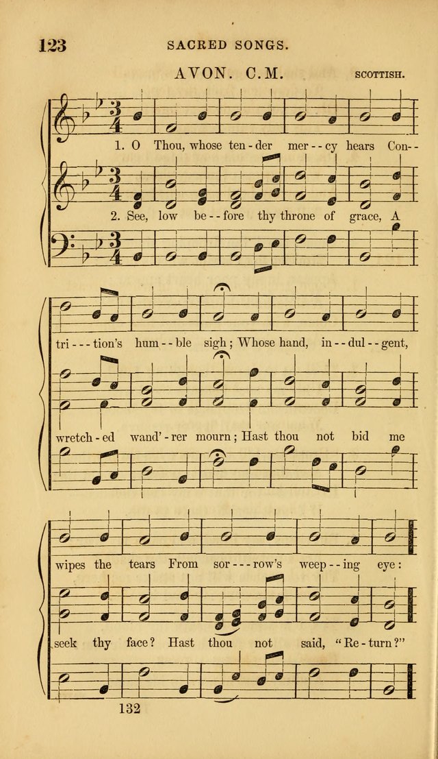 Sacred Songs for Family and Social Worship: comprising the most approved spiritual hymns with chaste and popular tunes ( New ed. rev. and enl.) page 134
