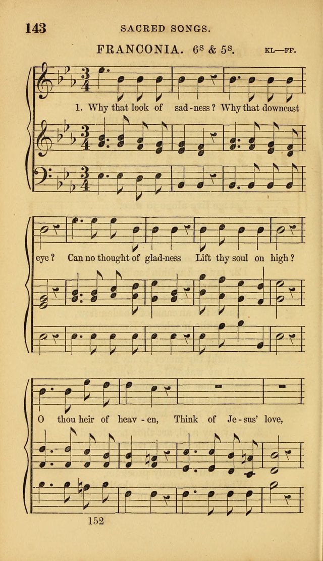 Sacred Songs for Family and Social Worship: comprising the most approved spiritual hymns with chaste and popular tunes ( New ed. rev. and enl.) page 154