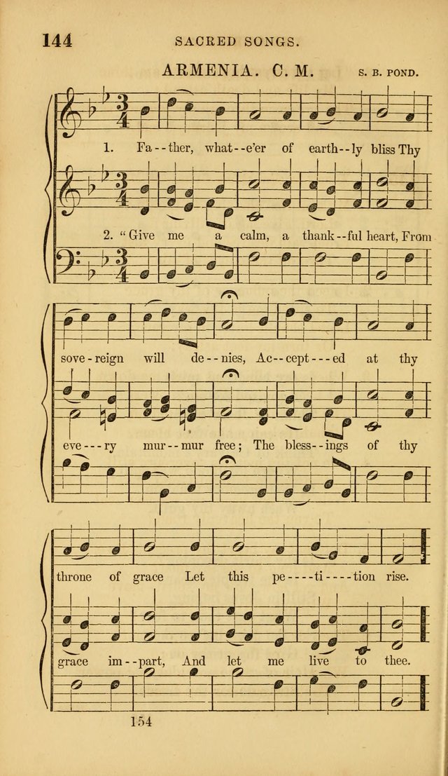 Sacred Songs for Family and Social Worship: comprising the most approved spiritual hymns with chaste and popular tunes ( New ed. rev. and enl.) page 156