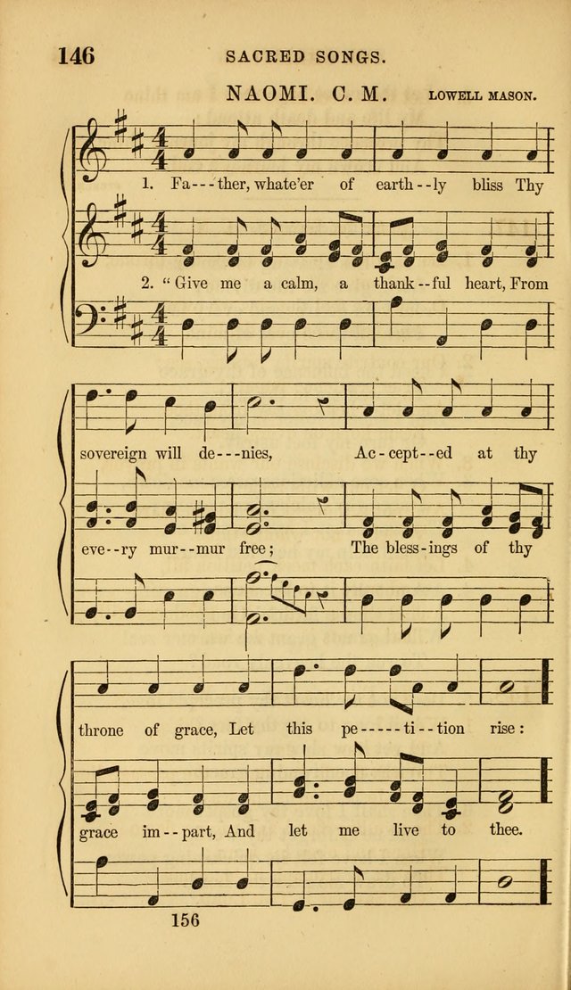 Sacred Songs for Family and Social Worship: comprising the most approved spiritual hymns with chaste and popular tunes ( New ed. rev. and enl.) page 158