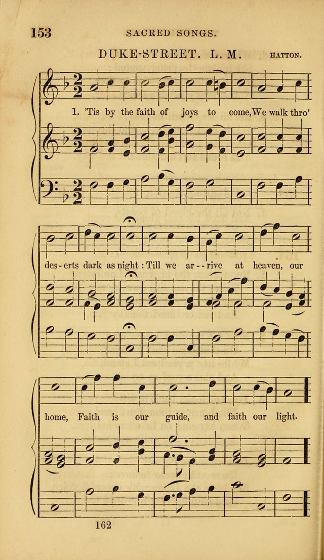 Sacred Songs for Family and Social Worship: comprising the most approved spiritual hymns with chaste and popular tunes ( New ed. rev. and enl.) page 164
