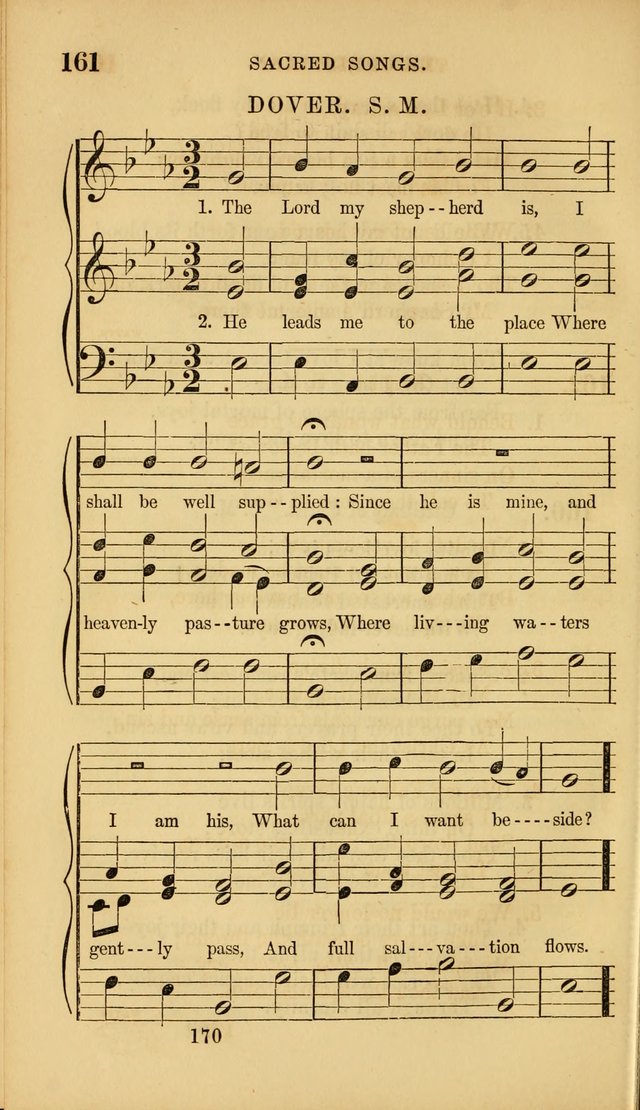 Sacred Songs for Family and Social Worship: comprising the most approved spiritual hymns with chaste and popular tunes ( New ed. rev. and enl.) page 172