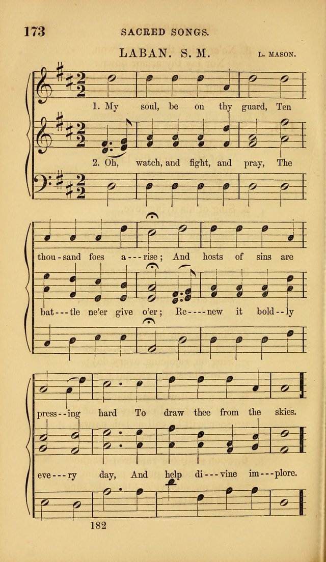 Sacred Songs for Family and Social Worship: comprising the most approved spiritual hymns with chaste and popular tunes ( New ed. rev. and enl.) page 184