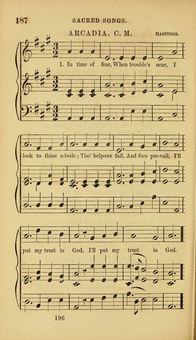 Sacred Songs for Family and Social Worship: comprising the most approved spiritual hymns with chaste and popular tunes ( New ed. rev. and enl.) page 198