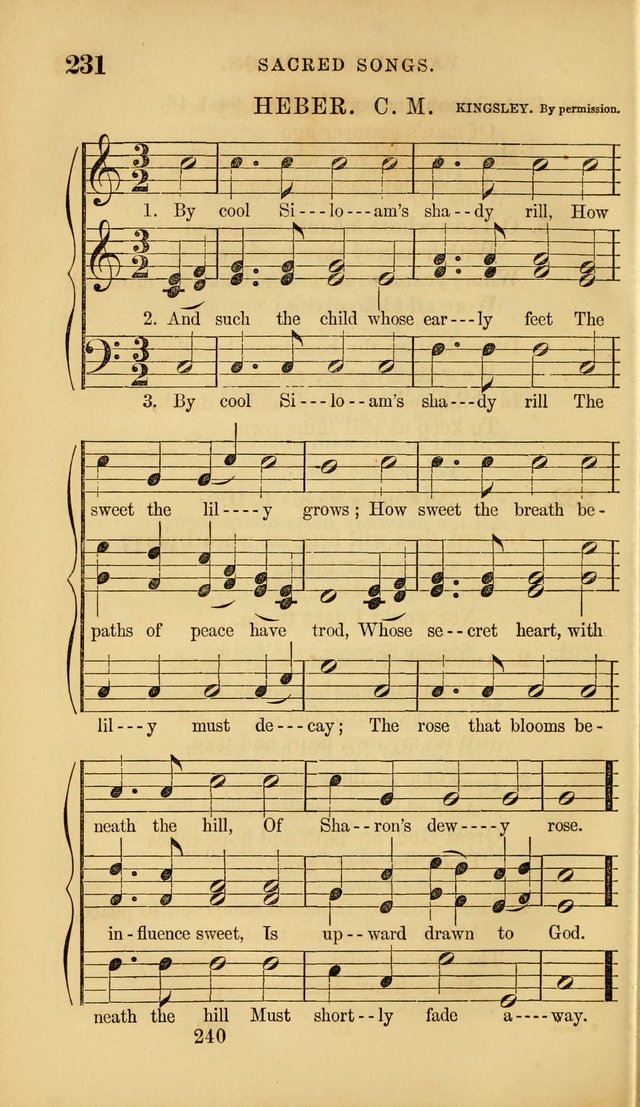 Sacred Songs for Family and Social Worship: comprising the most approved spiritual hymns with chaste and popular tunes ( New ed. rev. and enl.) page 242