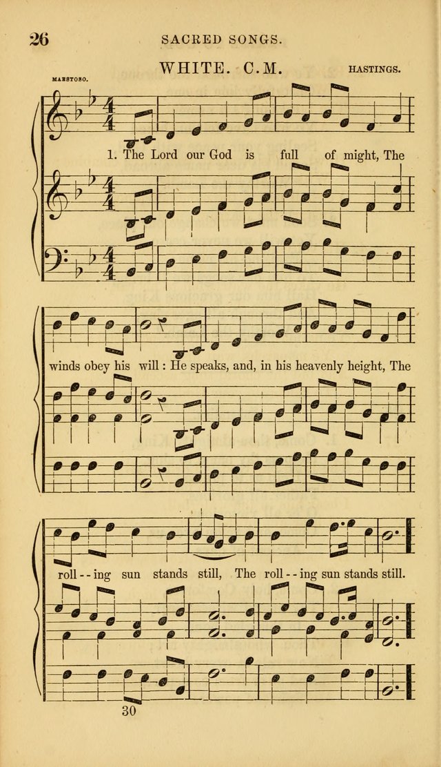 Sacred Songs for Family and Social Worship: comprising the most approved spiritual hymns with chaste and popular tunes ( New ed. rev. and enl.) page 30