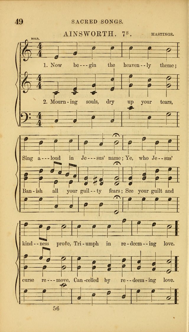 Sacred Songs for Family and Social Worship: comprising the most approved spiritual hymns with chaste and popular tunes ( New ed. rev. and enl.) page 56