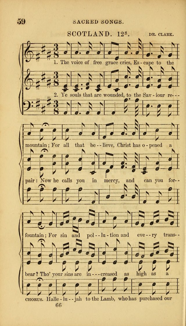 Sacred Songs for Family and Social Worship: comprising the most approved spiritual hymns with chaste and popular tunes ( New ed. rev. and enl.) page 66