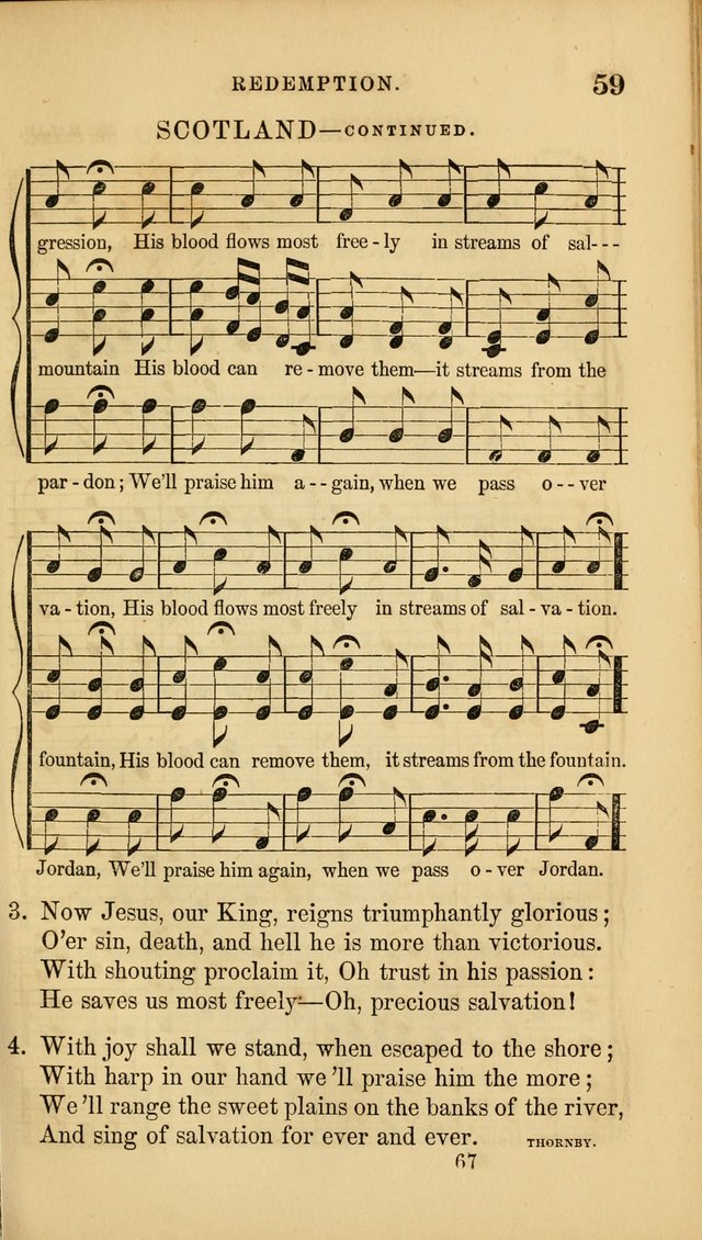 Sacred Songs for Family and Social Worship: comprising the most approved spiritual hymns with chaste and popular tunes ( New ed. rev. and enl.) page 67