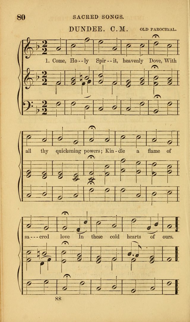 Sacred Songs for Family and Social Worship: comprising the most approved spiritual hymns with chaste and popular tunes ( New ed. rev. and enl.) page 88