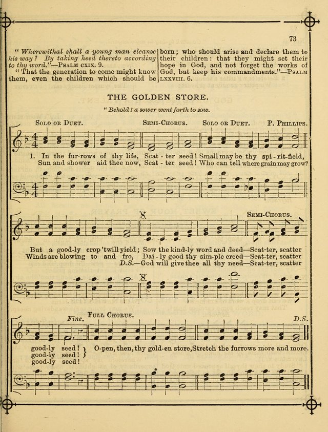 Song Sermons for General Use and Special Services page 73