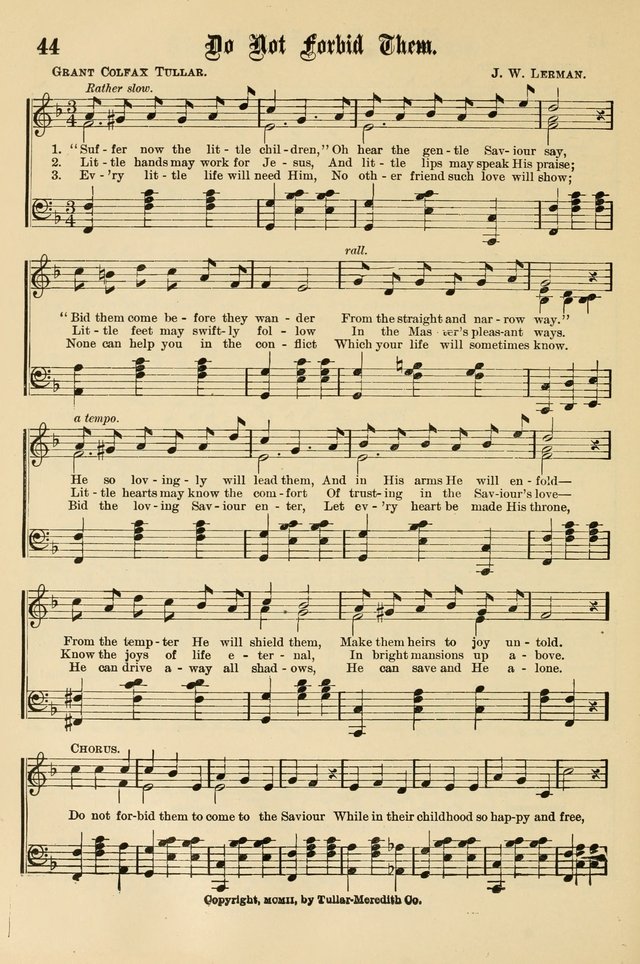 Sunday School Hymns No. 1 page 51