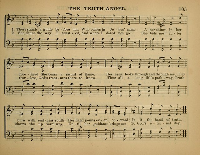 The Sunday School Hymnal: a collection of hymns and music for use in Sunday school services and social meetings page 105