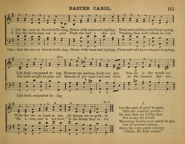The Sunday School Hymnal: a collection of hymns and music for use in Sunday school services and social meetings page 161