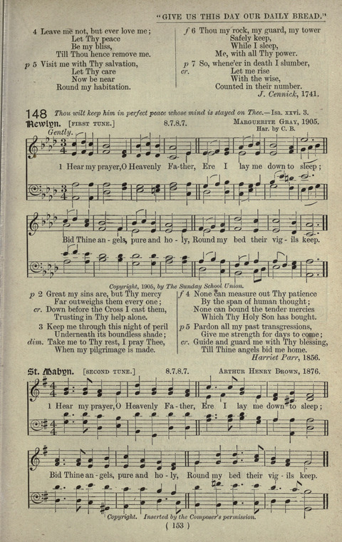 The Sunday School Hymnary: a twentieth century hymnal for young people (4th ed.) page 152