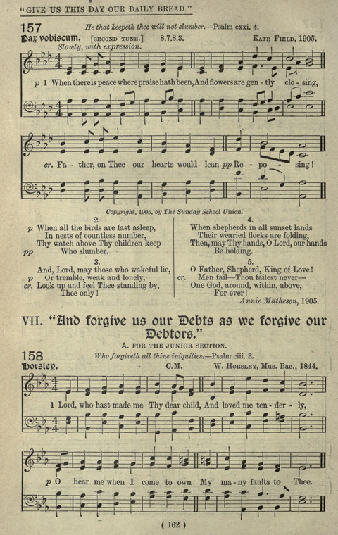 The Sunday School Hymnary: a twentieth century hymnal for young people (4th ed.) page 161