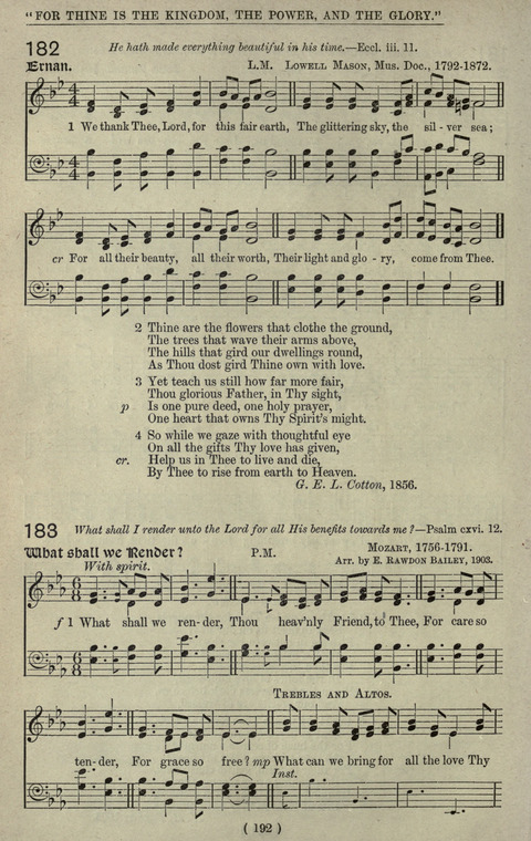 The Sunday School Hymnary: a twentieth century hymnal for young people (4th ed.) page 191
