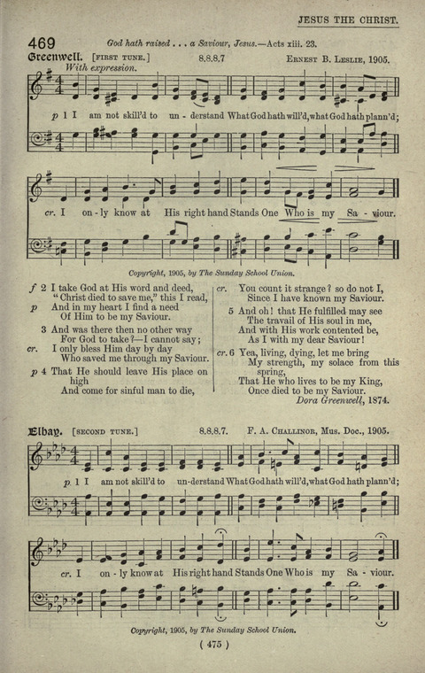 The Sunday School Hymnary: a twentieth century hymnal for young people (4th ed.) page 474