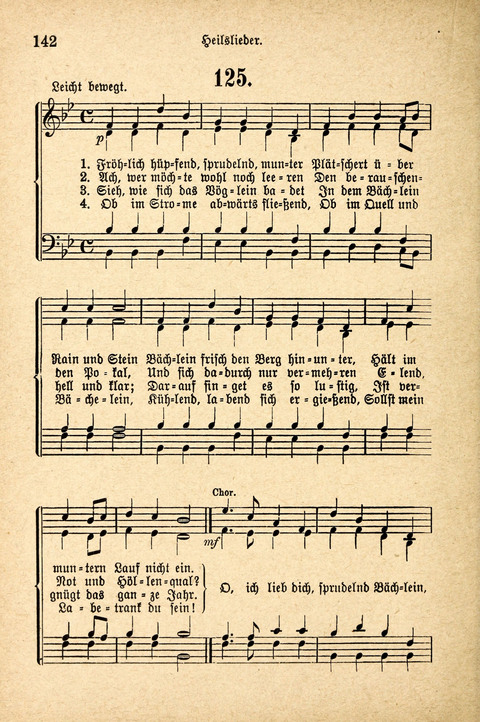 Sonntagsschulharfe: Eine Sammlung auserlesener Lieder und Melodien für die Jugend page 142